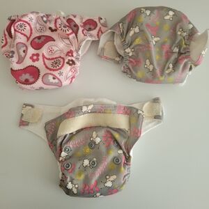 Sweet Pea Velcro All In One Newborn Diapers